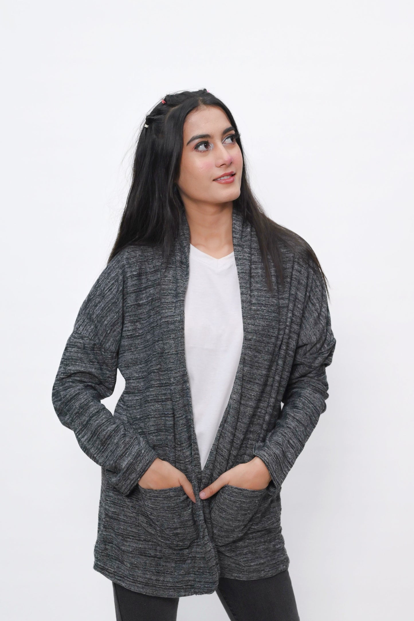 Long Women Open Coat