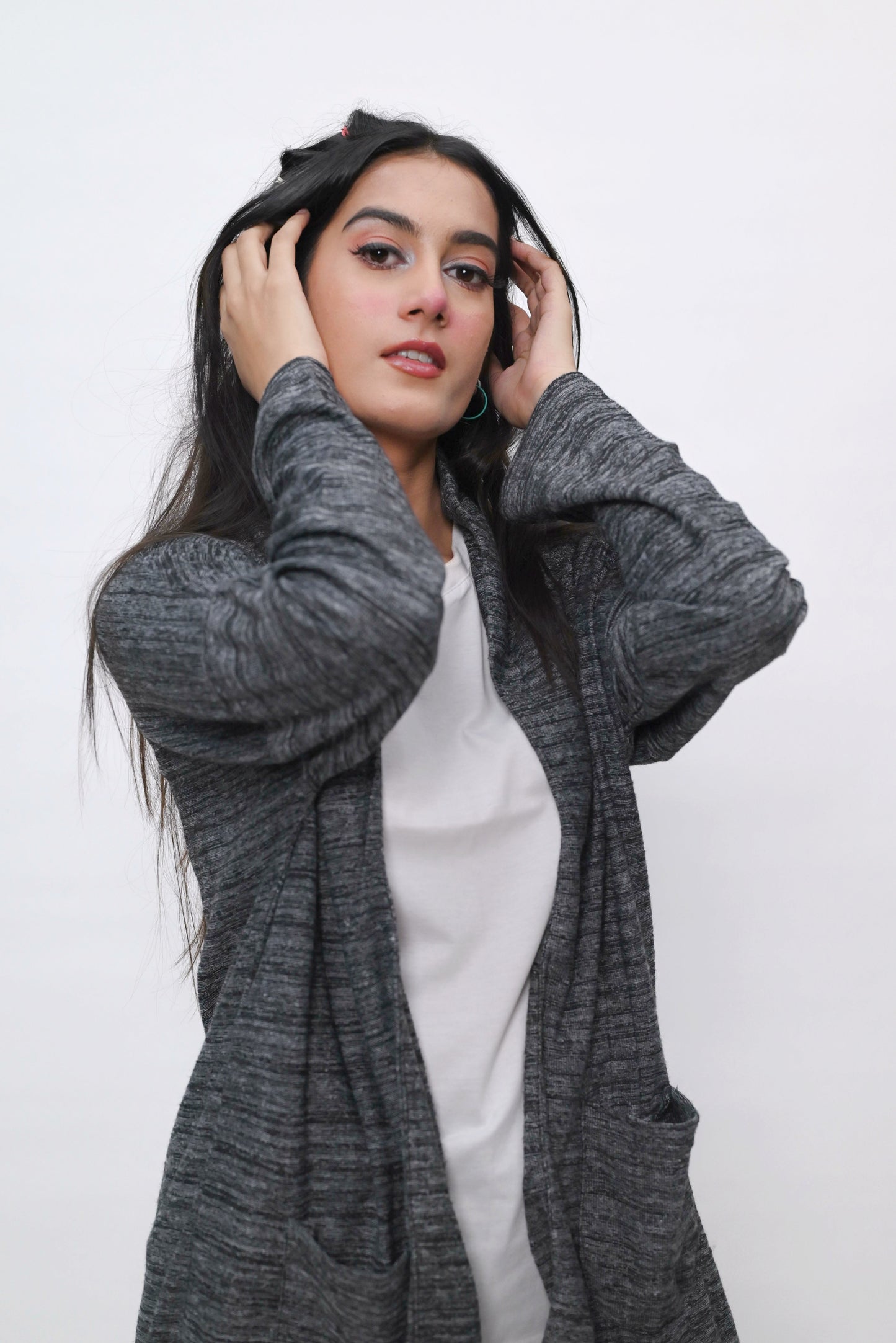 Long Women Open Coat