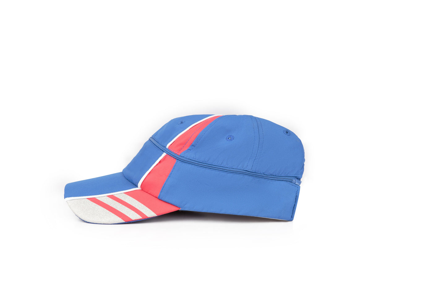 Blue with zipper Cap