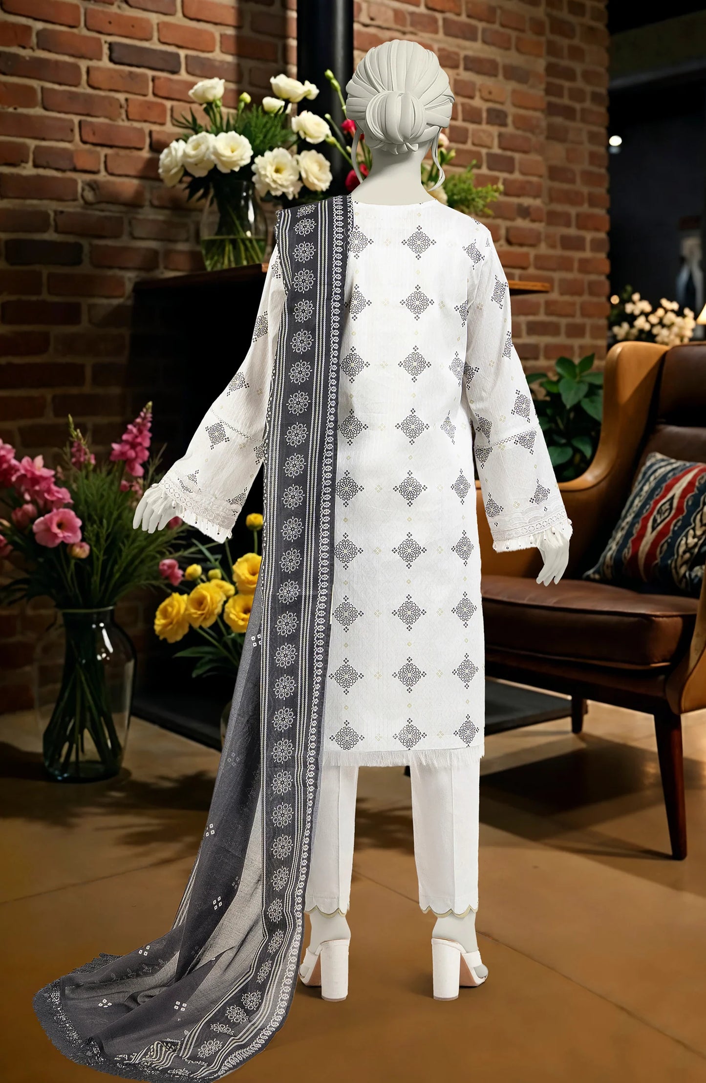 Unstitched 3 Pcs MTJ 4