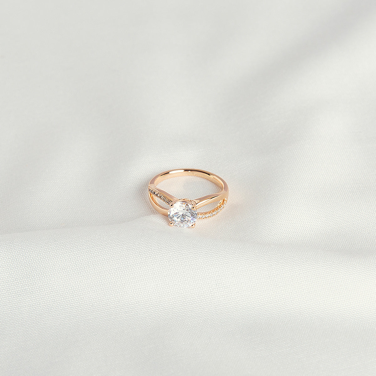 ROSE CROWN GOLD RING