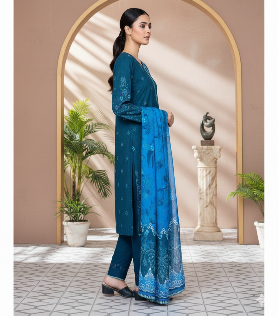 Hareem by G.F – Stitched 3 Piece Suit