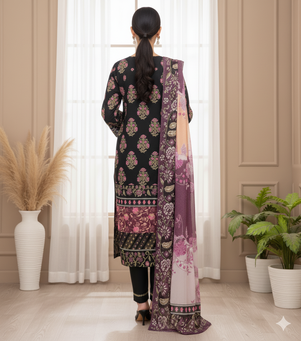 Hareem by G.F – Stitched 3 Piece Suit