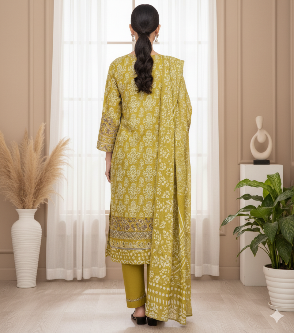 Hareem by G.F – Stitched 3 Piece Suit