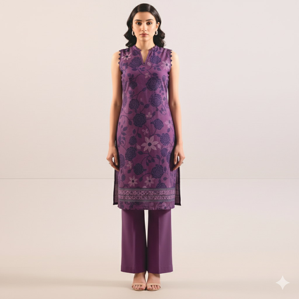 Saya Flora Impressions – 3 Piece Printed Lawn Suit