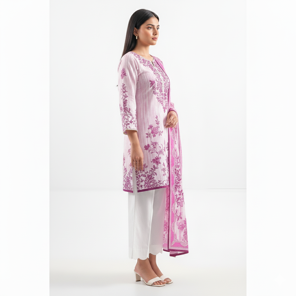 Saya Impressions – 3 Piece Printed Lawn Suit