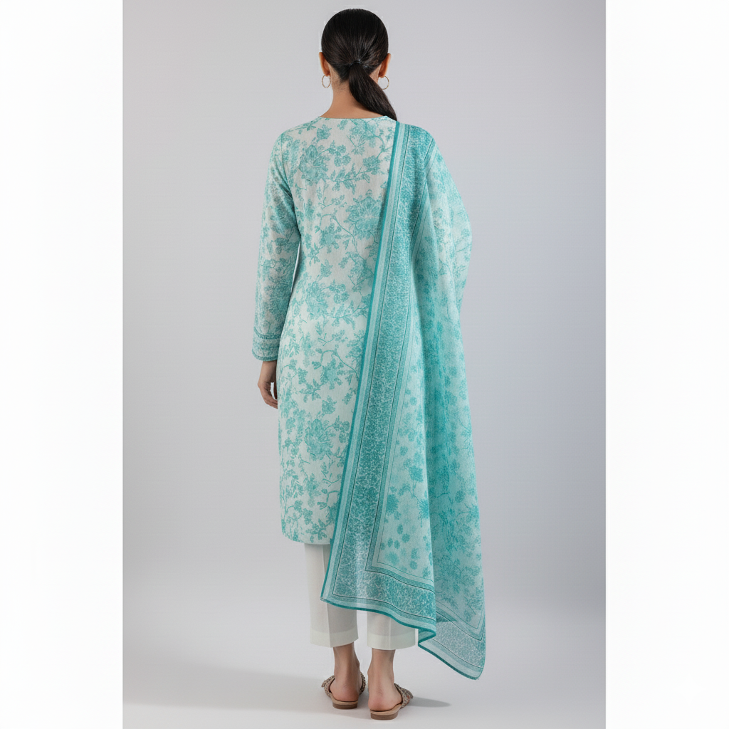 Saya 3 Piece Premium Printed Lawn Suit