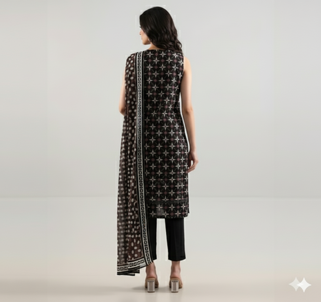 Saya Flora Impressions – 3 Piece Printed Lawn Suit