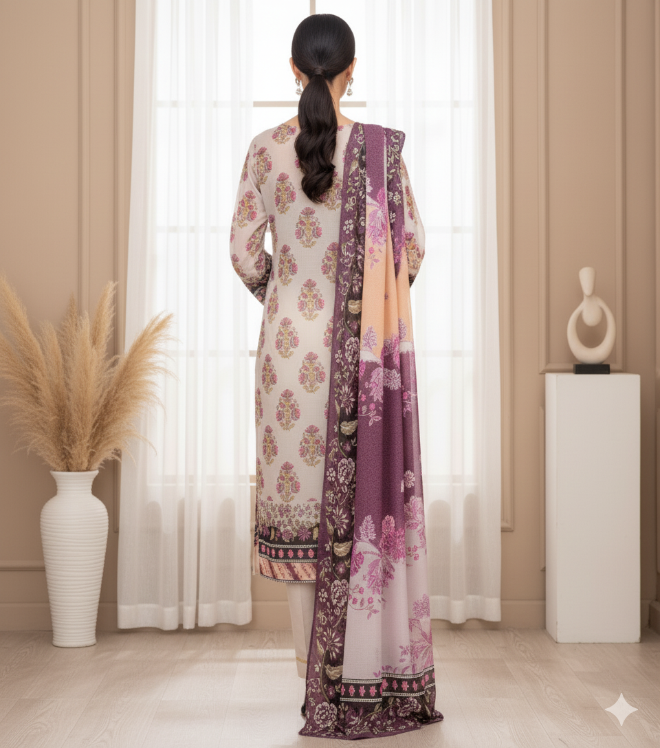 Hareem by G.F – Stitched 3 Piece Suit
