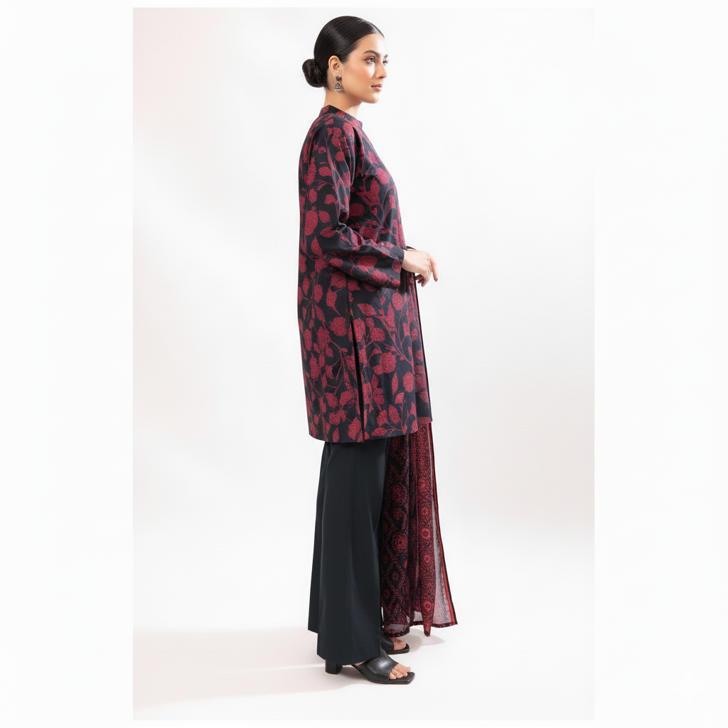 Saya 3 Piece Premium Printed Lawn Suit