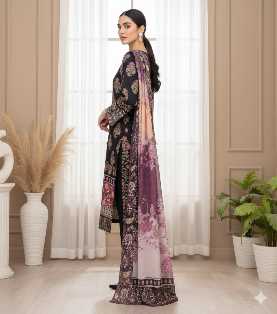 Hareem by G.F – Stitched 3 Piece Suit