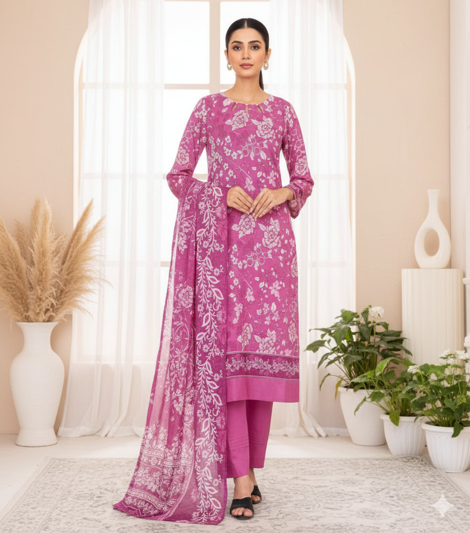 Hareem by G.F – Stitched 3 Piece Suit