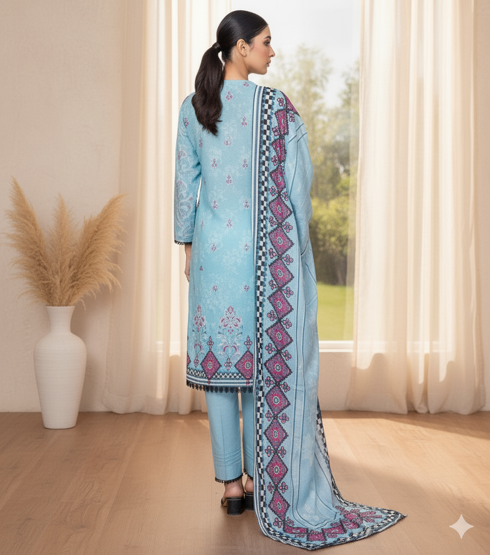 Hareem by G.F – Stitched 3 Piece Suit