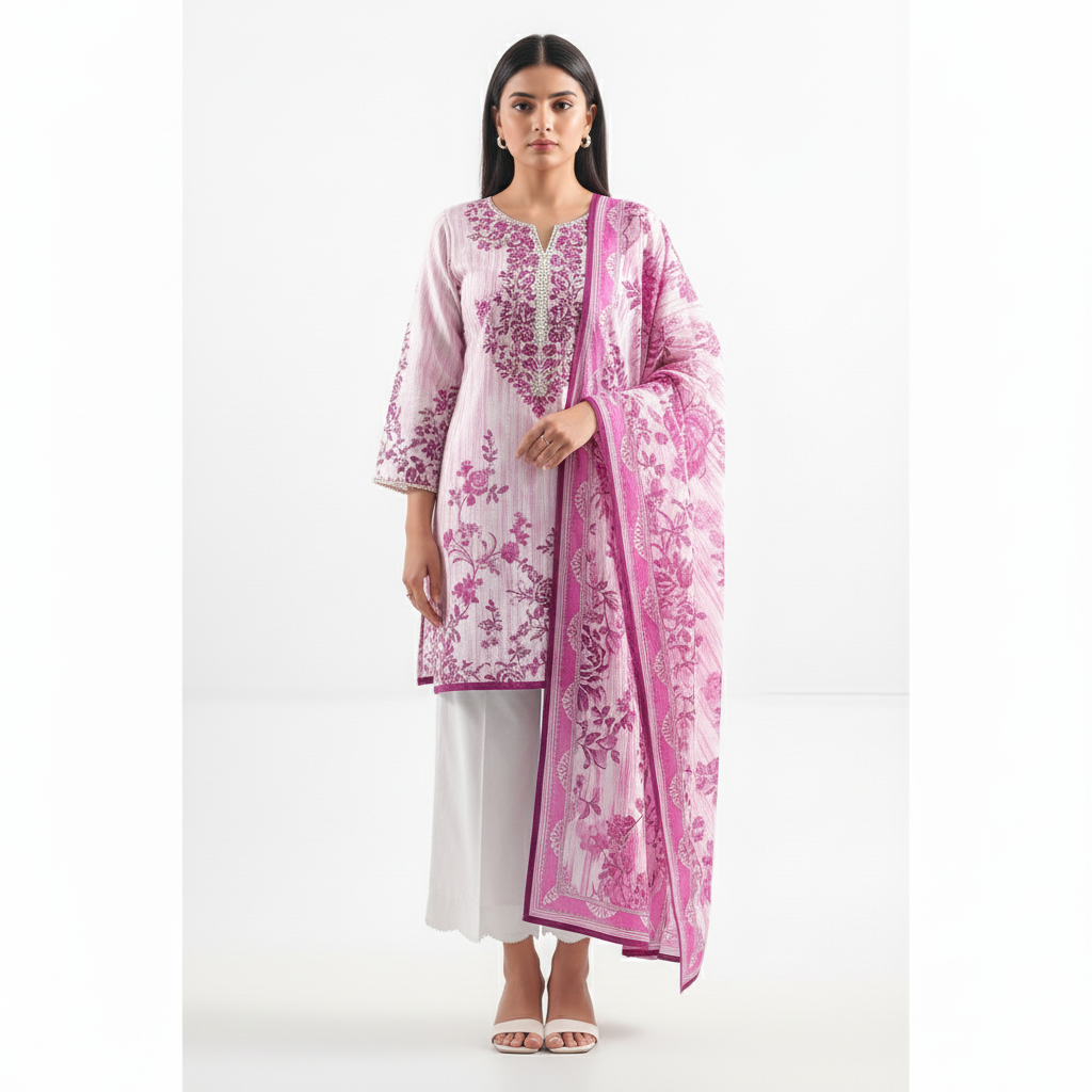 Saya Impressions – 3 Piece Printed Lawn Suit