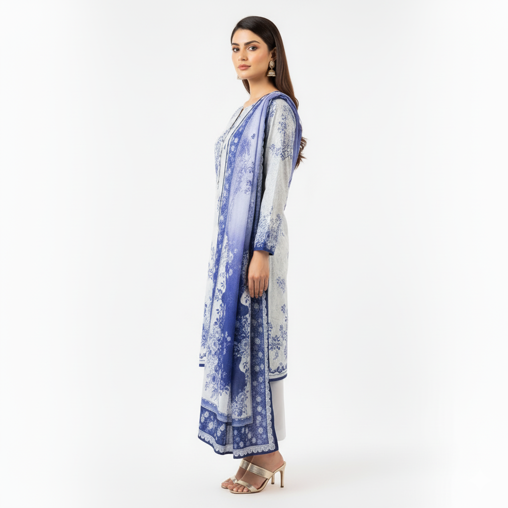 Saya Impressions – 3 Piece Printed Lawn Suit