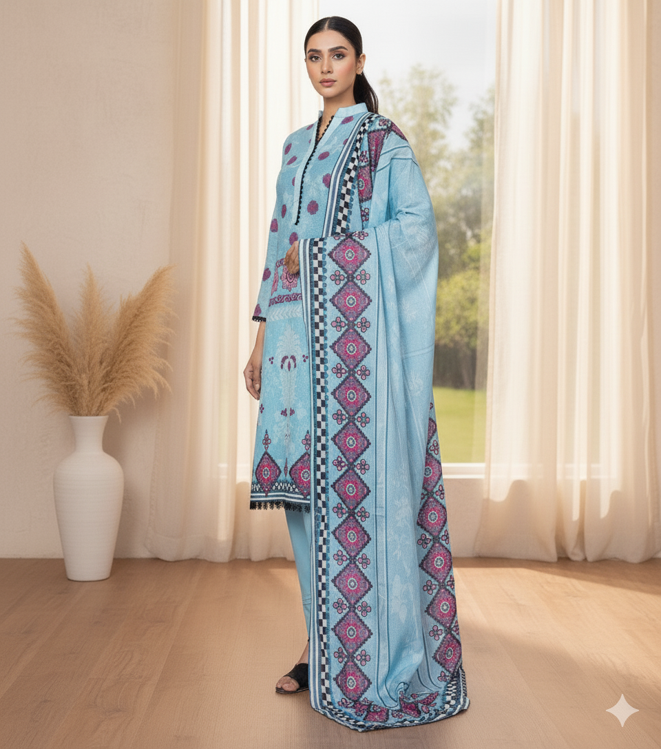 Hareem by G.F – Stitched 3 Piece Suit