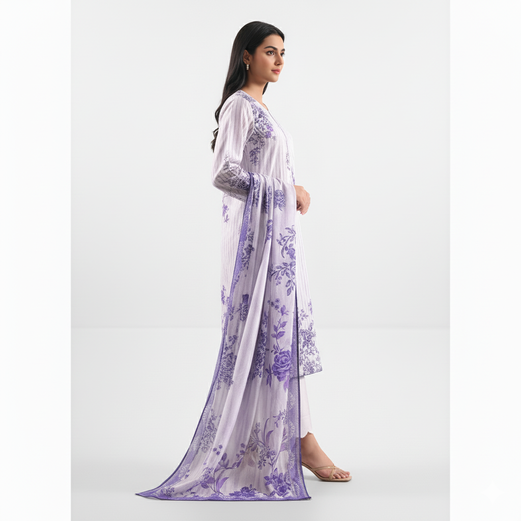 Saya Impressions – 3 Piece Printed Lawn Suit