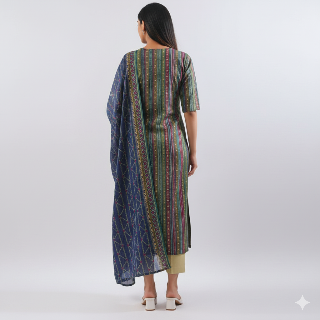 Saya 3 Piece Premium Printed Lawn Suit