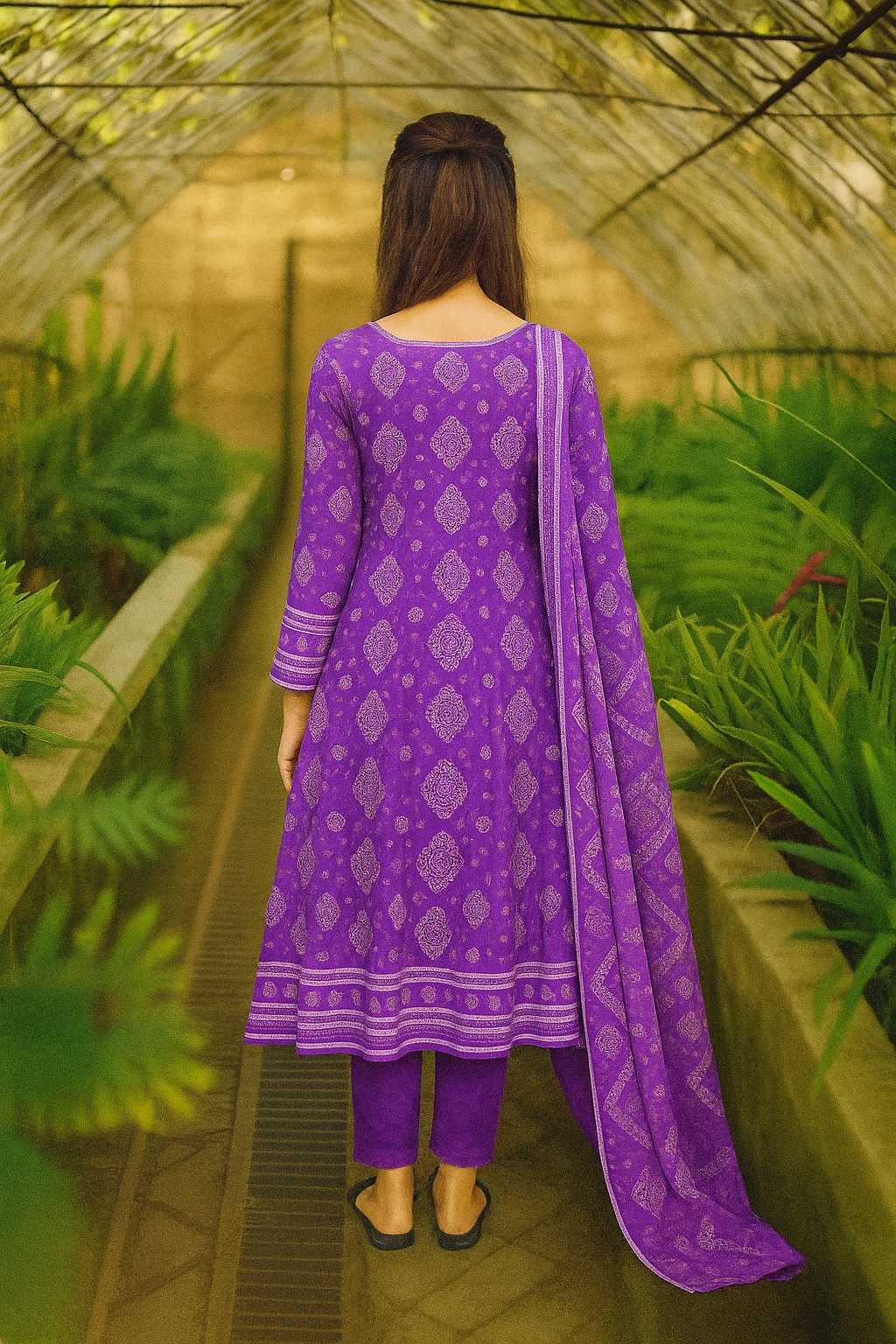 Unstitched 3 Pcs hareem by ghanifabric 1