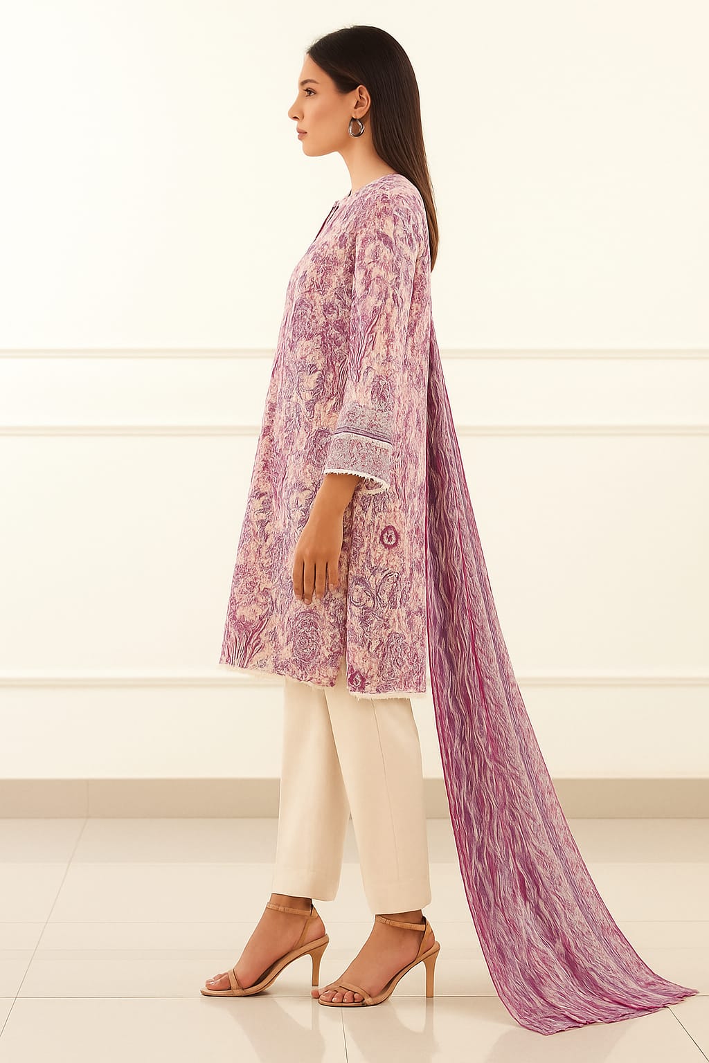 Saya 3 Piece Premium Printed Lawn Suit