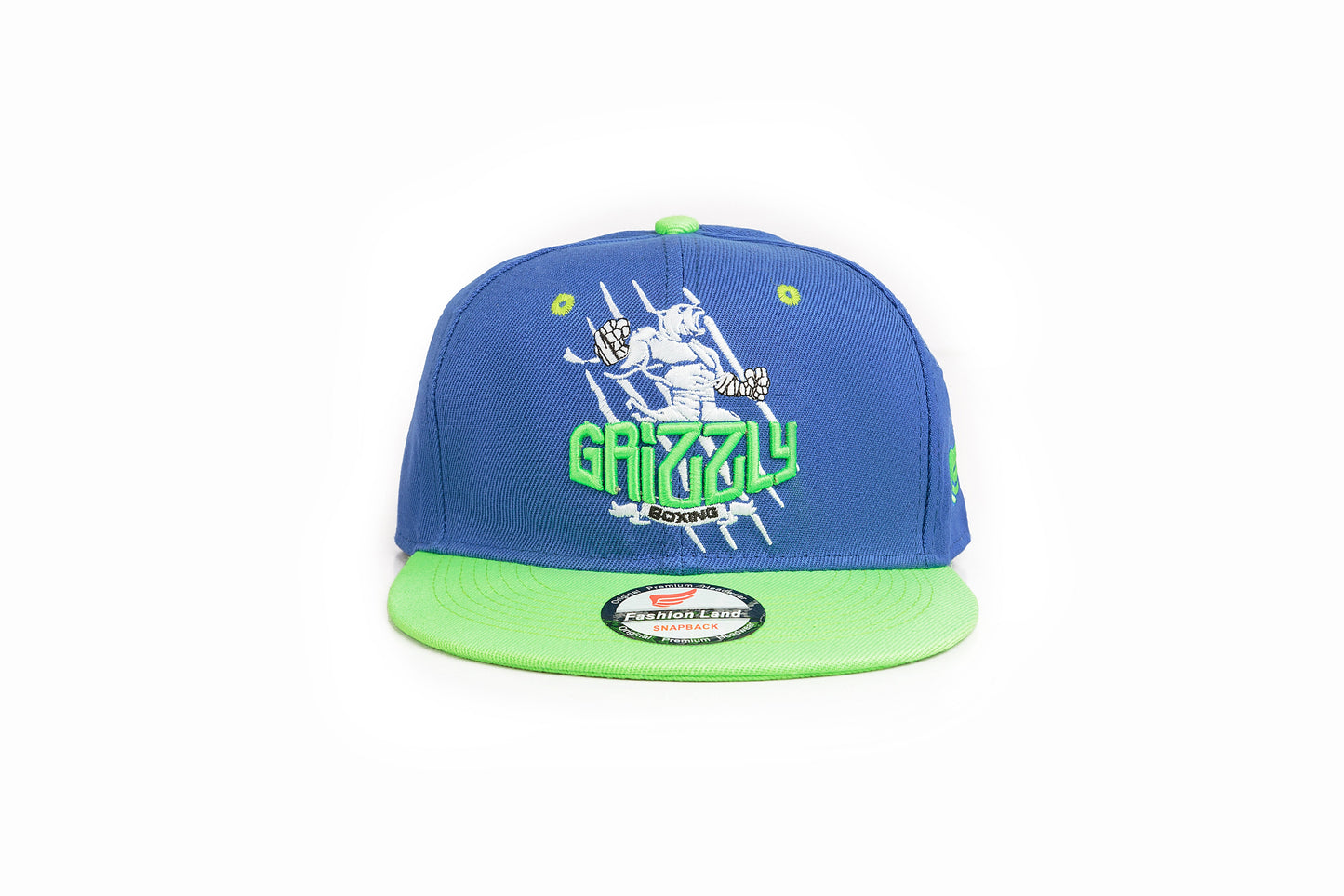 Grizzly Green & Blue Caps