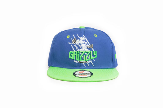 Grizzly Green & Blue Caps