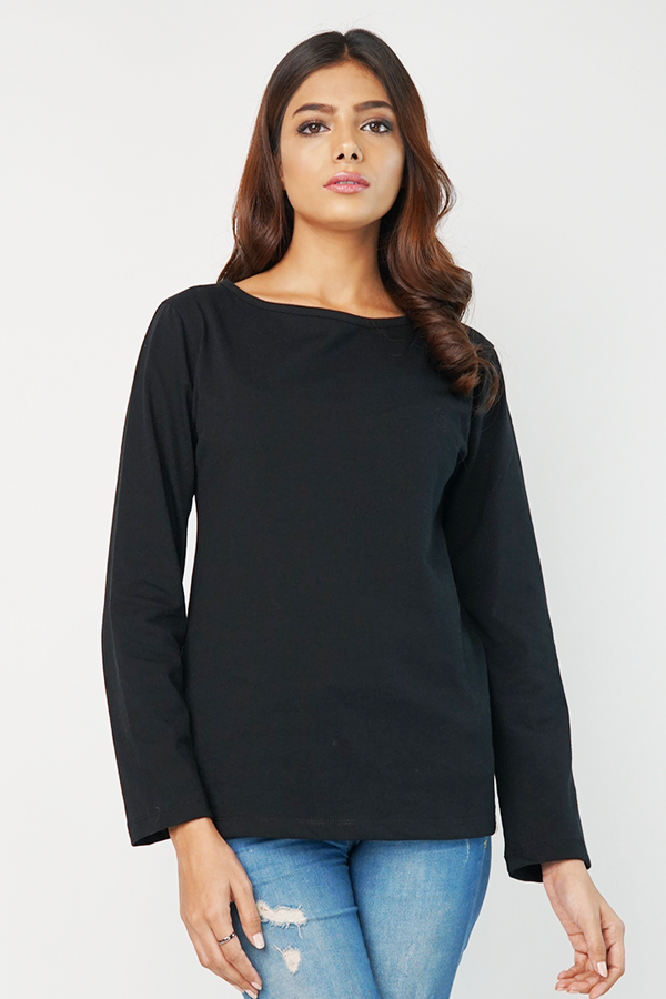 Midnight Boat Neck T-Shirt