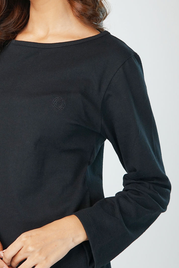 Midnight Boat Neck T-Shirt