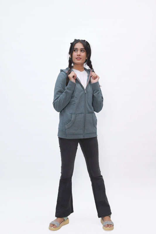 WARM HOODIE ZIPPER
