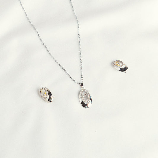ALLURE LOCKET & EARRINGS SET