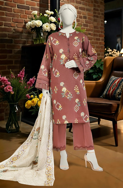 Unstitched 3 Pcs MTJ 1