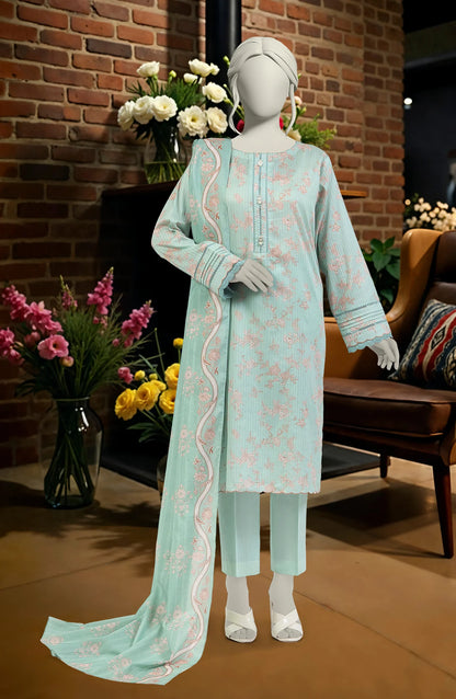 Unstitched 3 Pcs MTJ 3