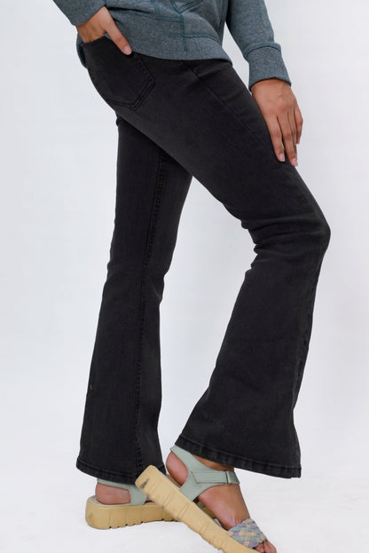 CROPPED WIDE LEG JEANS PANT