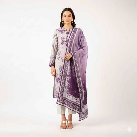 Saya  Impressions – 3 Piece Printed Lawn Suit