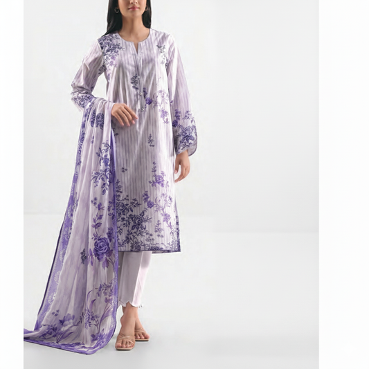 Saya  Impressions – 3 Piece Printed Lawn Suit