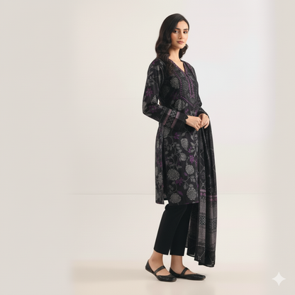 Saya Flora Impressions – 3 Piece Printed Lawn Suit