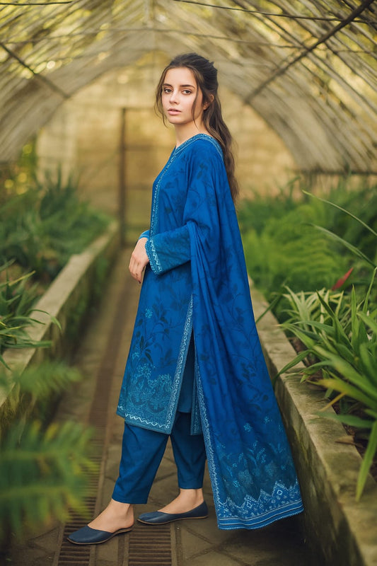 Unstitched 3 Pcs Hareem By ghani fabric 4