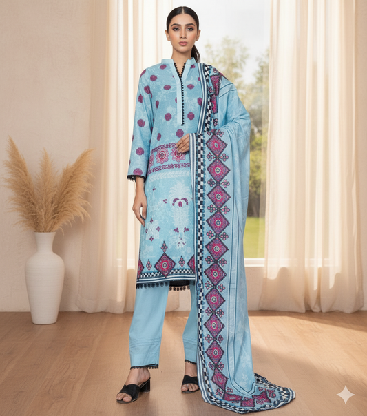 Hareem by G.F – Stitched 3 Piece Suit