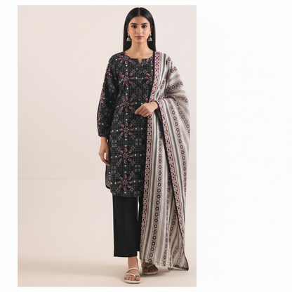 Saya Flora Impressions – 3 Piece Printed Lawn Suit