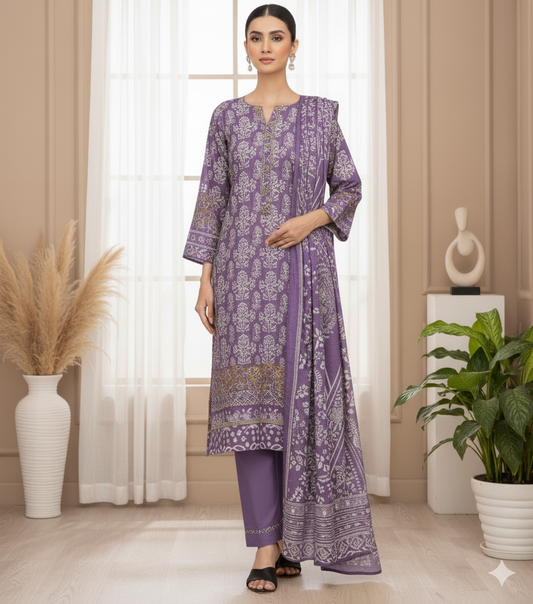Hareem by G.F – Stitched 3 Piece Suit