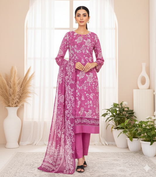 Hareem by G.F – Stitched 3 Piece Suit