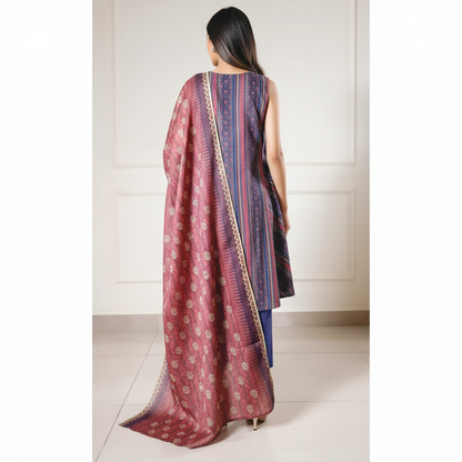 Saya 3 Piece Premium Printed Lawn Suit