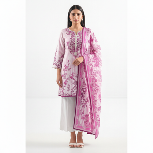 Saya Impressions – 3 Piece Printed Lawn Suit