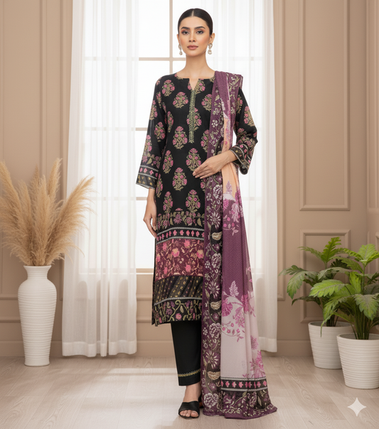 Hareem by G.F – Stitched 3 Piece Suit