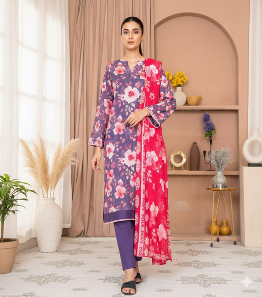 Hareem by G.F – Stitched 3 Piece Suit