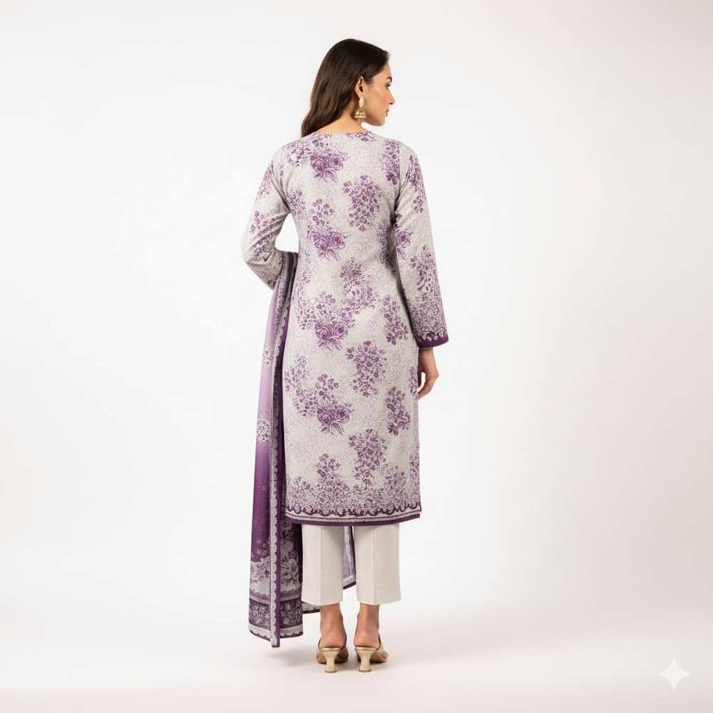 Saya  Impressions – 3 Piece Printed Lawn Suit