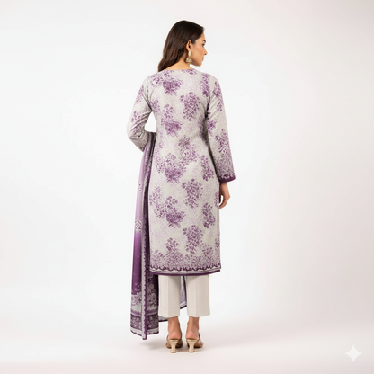 Saya  Impressions – 3 Piece Printed Lawn Suit
